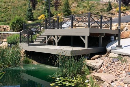 deck and fence in Wasatch Front, Utah